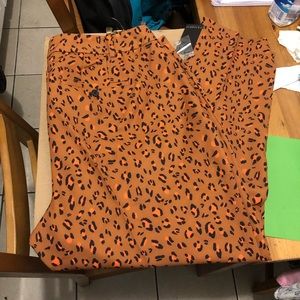 Cheetah print pants